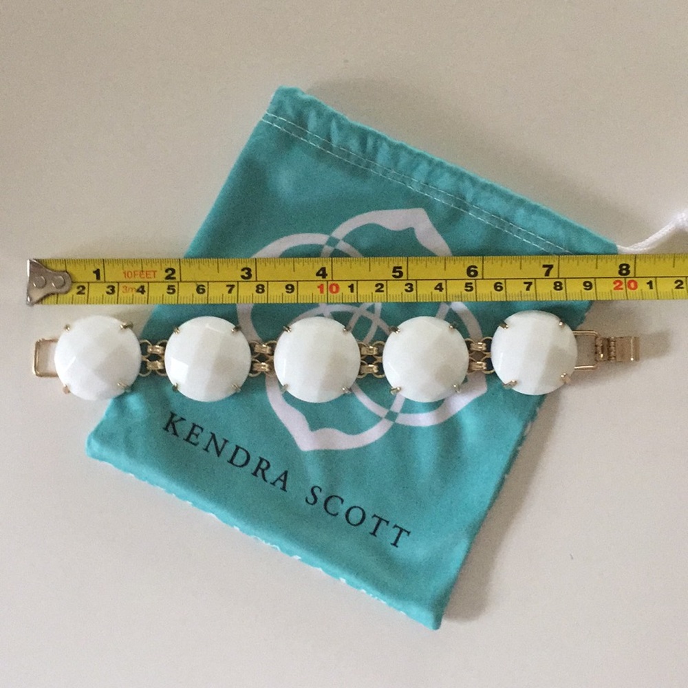 SOLD Brand New Kendra Scott White Cassie Bracelet - Picture 8 of 8